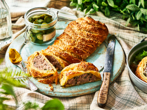 Get the Recipe for This Picnic-Perfect Sausage Plait