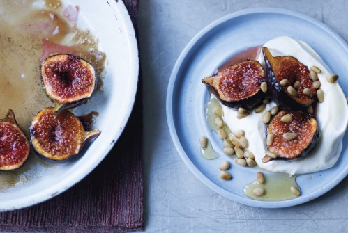 Yoghurt, Toffee Figs and Honey