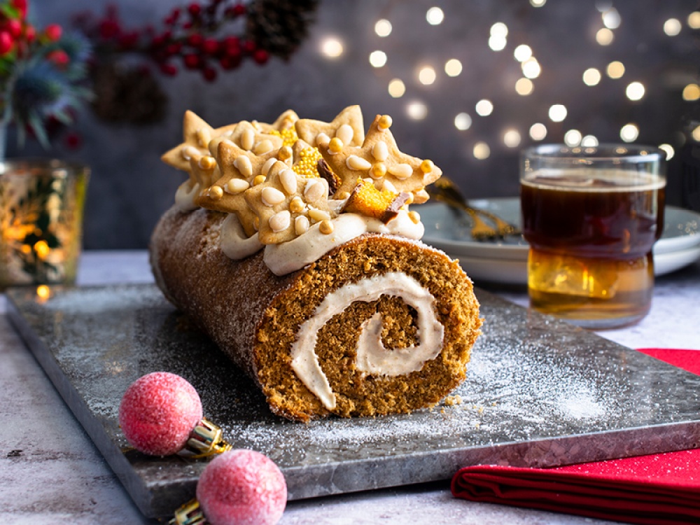 Christmas Gingerbread Roulade | Living North