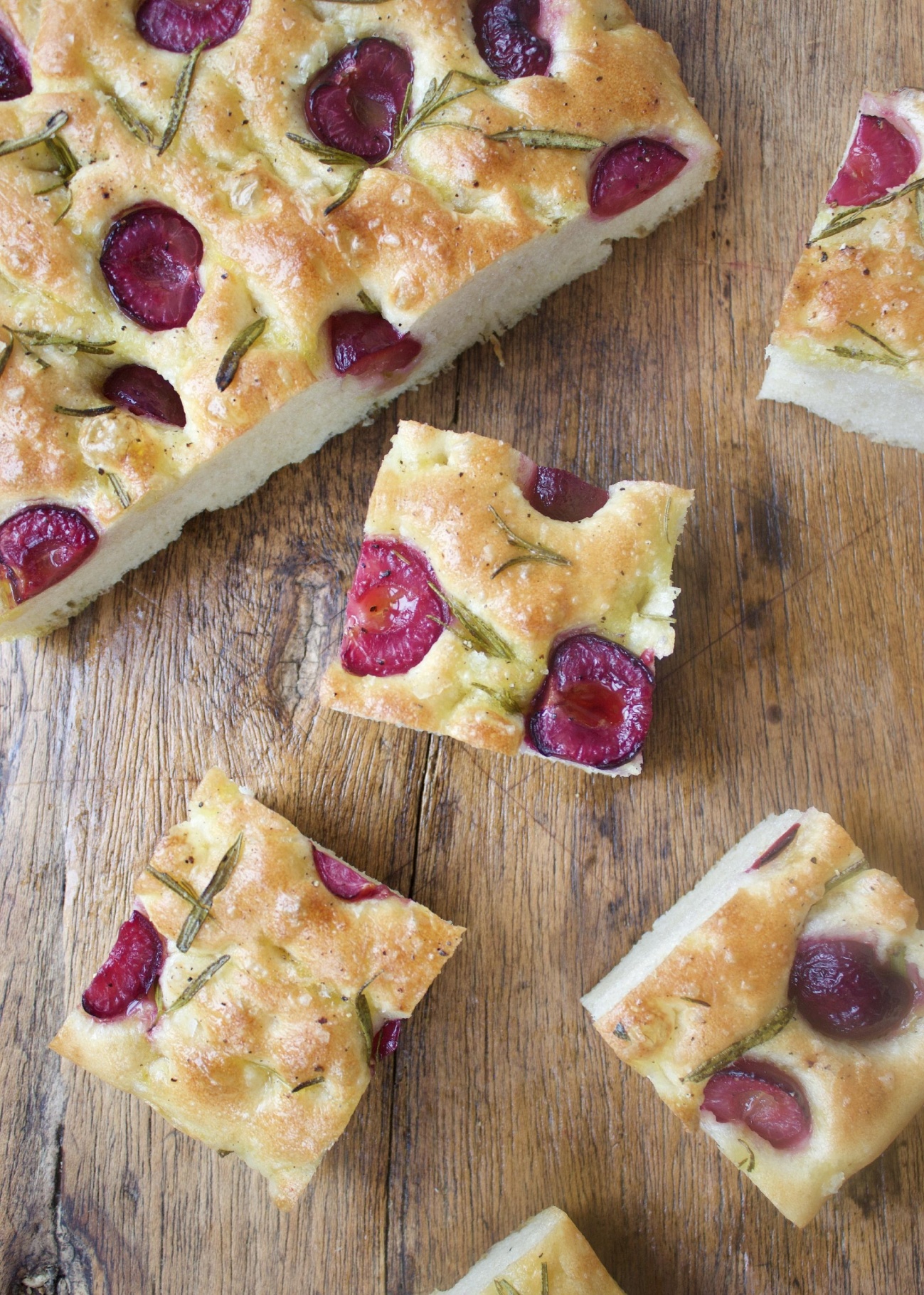 Cherry and Rosemary Focaccia | Living North