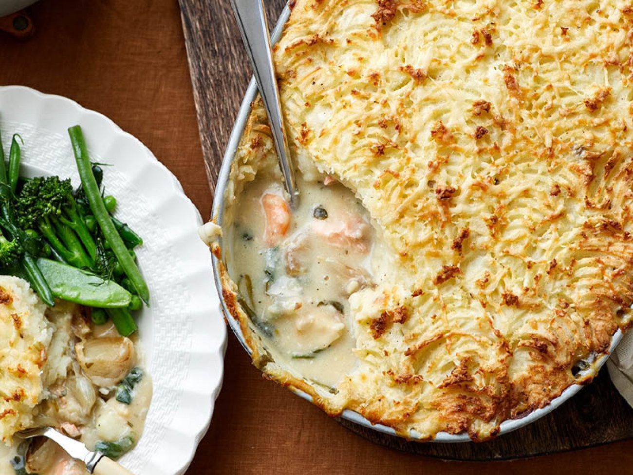 Recipe for Classic Fish Pie Using UK Shallots | Living North