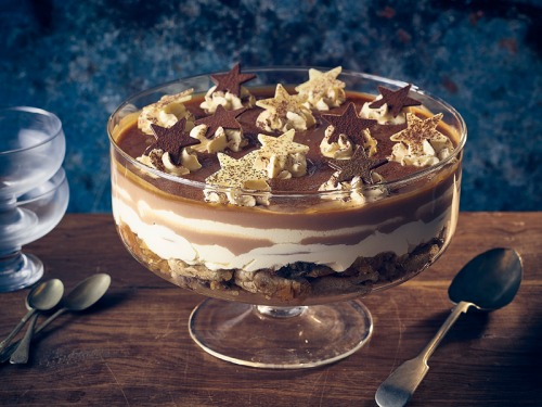 Ginger Hot Cross Bun Trifle