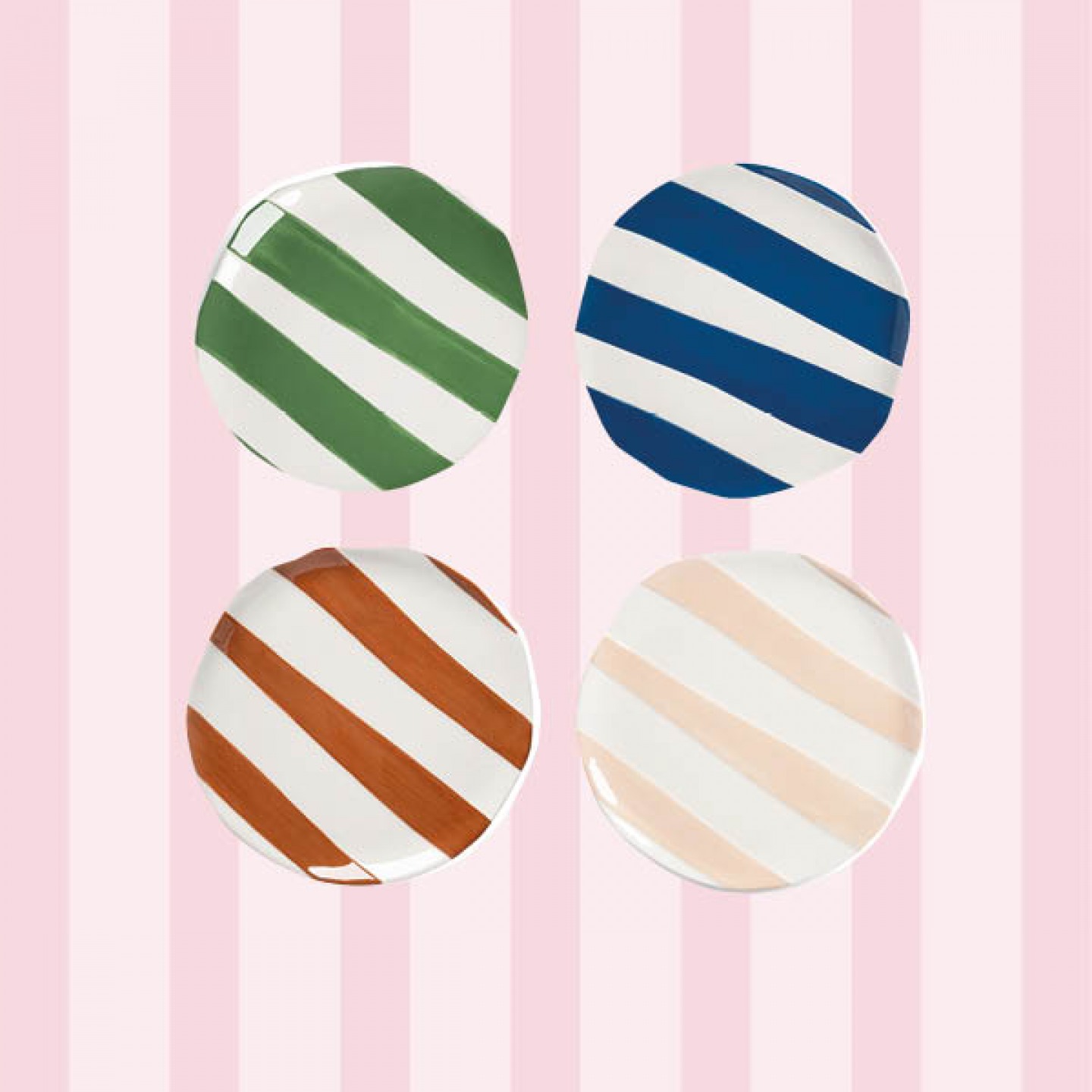 Colourful Striped Homewares from Rowen Homes, Fenwick, Ossiki and More ...