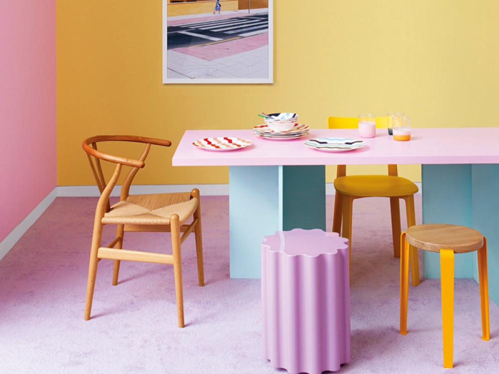 Pink and Yellow Interiors, Interior Design Trends