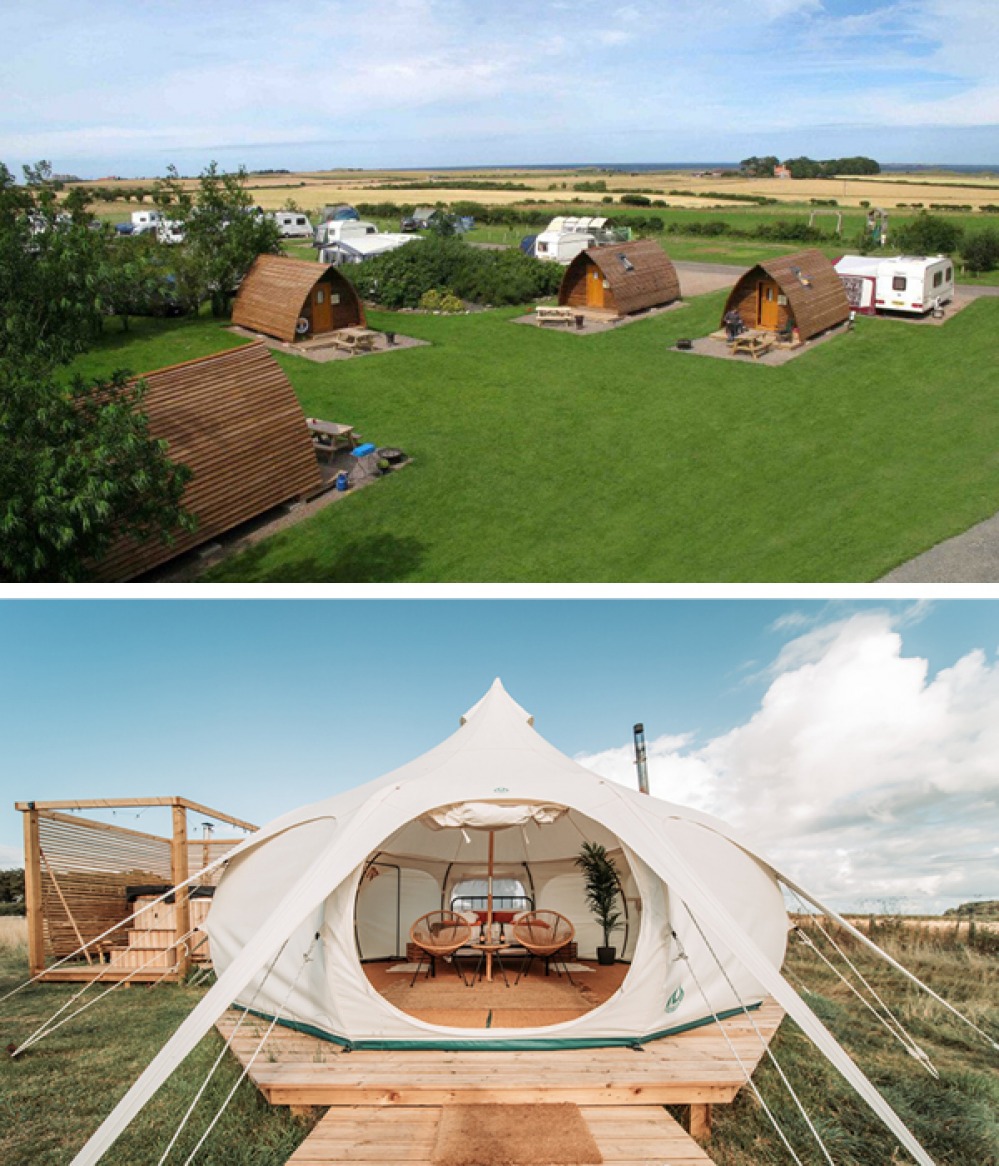 Where to go Camping in Seahouses, Bamburgh, Northumberland, Yorkshire ...