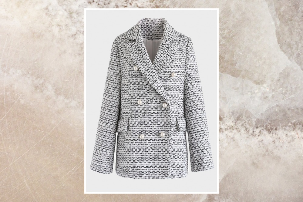 Tweed blazer, £80 uk.chicwish.com