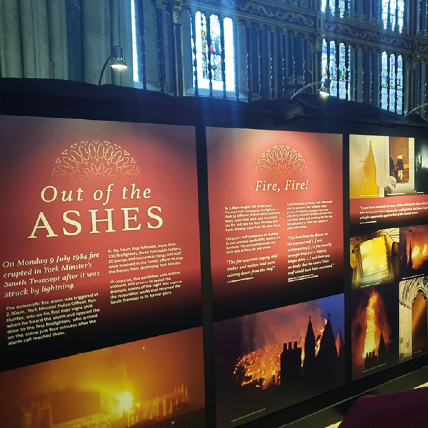 Exhibition at York Minster